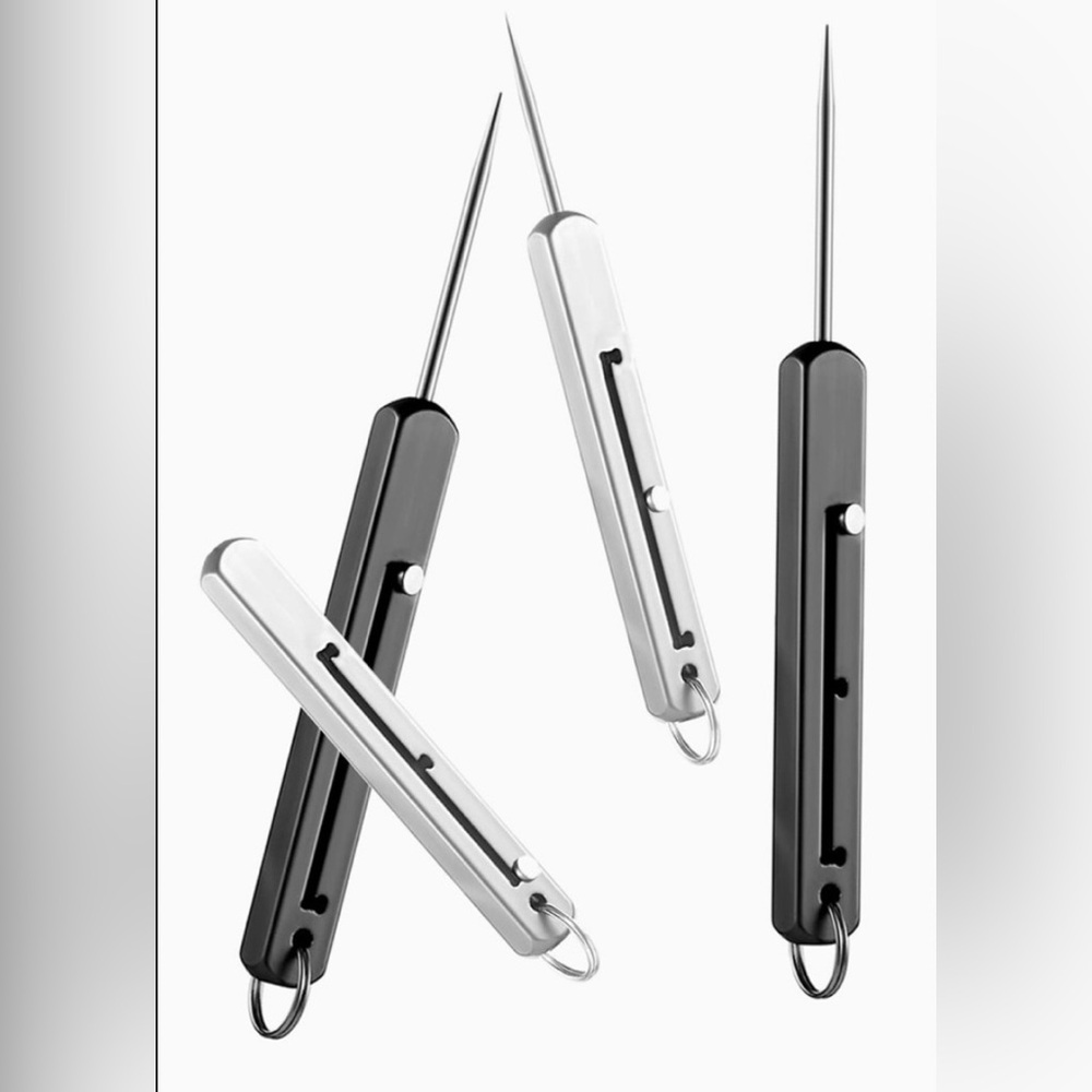 NEW! 4 Portable Titanium Toothpicks Men, Women, Families, Camping, Outdoors